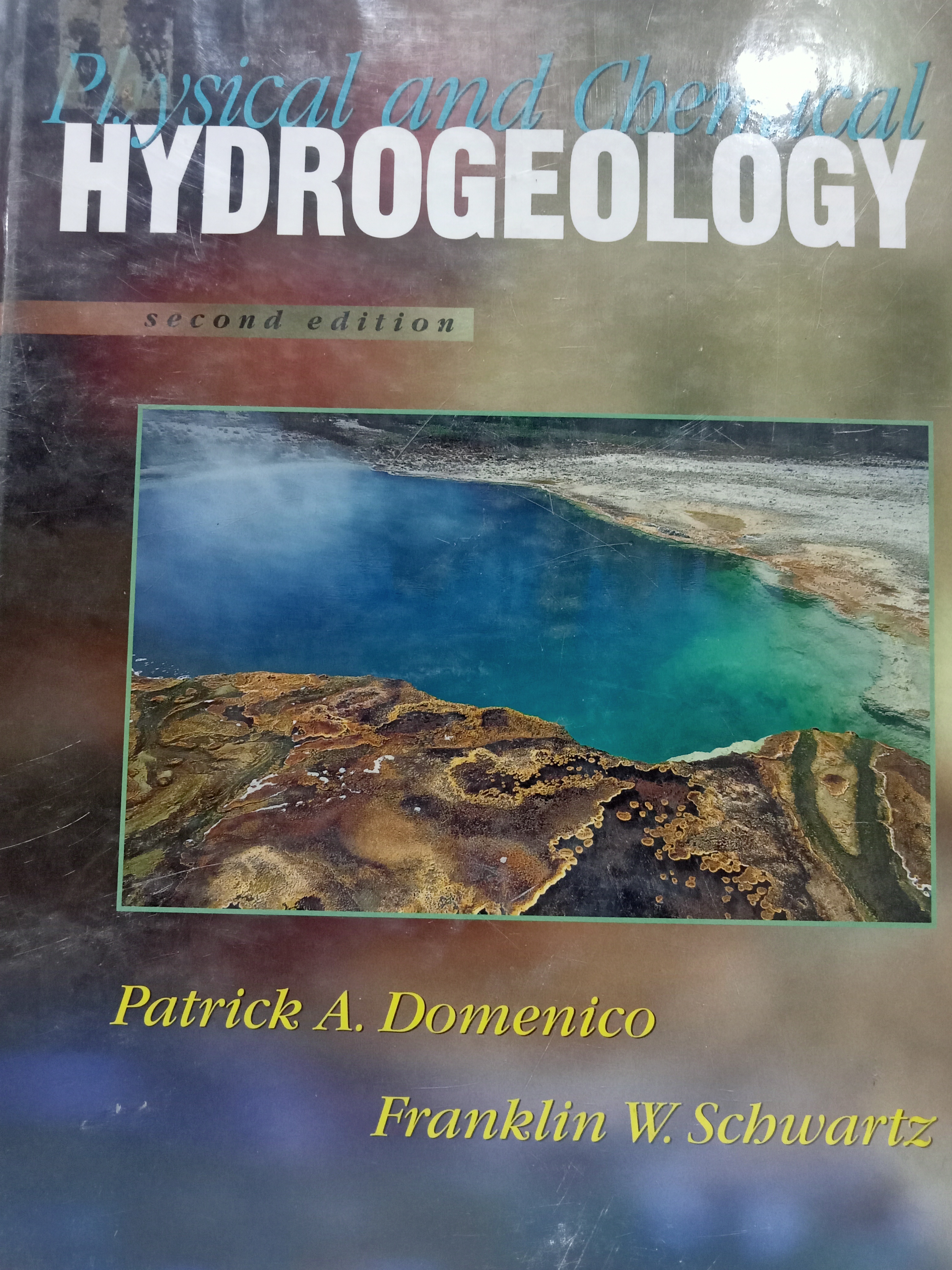 Book cover: Physical and chemical hydrogeology