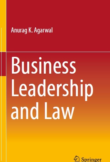 Book cover: Business leadership and law