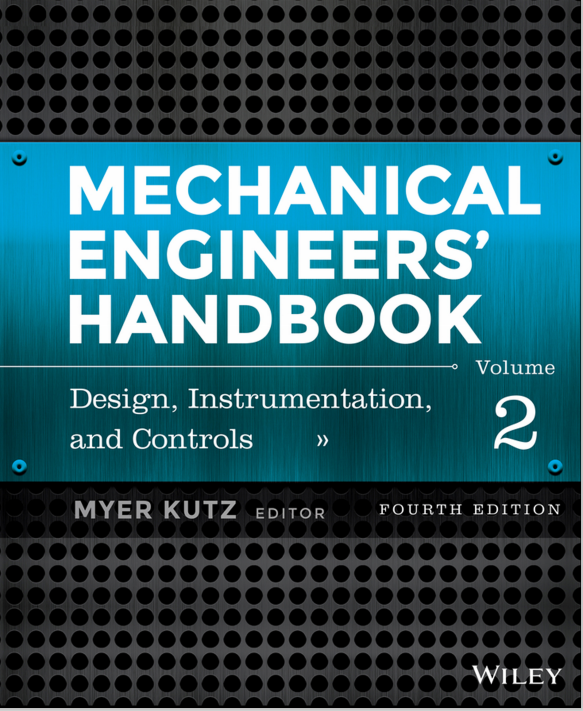 Book cover: Mechanical engineers’ handbook: design, instrumentation, and controls. Vol. 2.