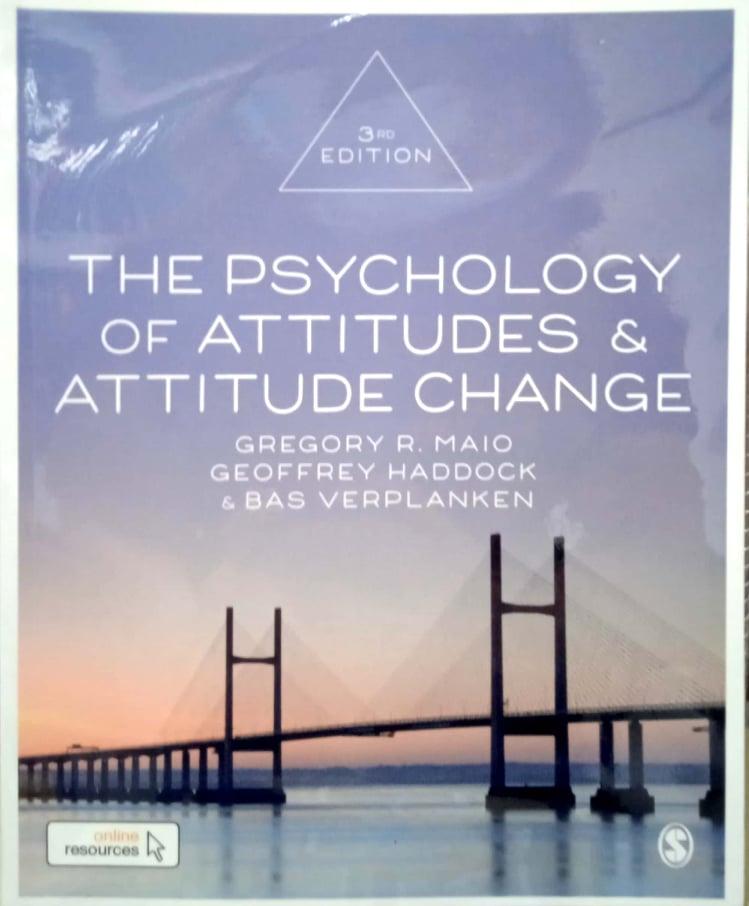 Book cover: The Psychology of attitudes & attitude change