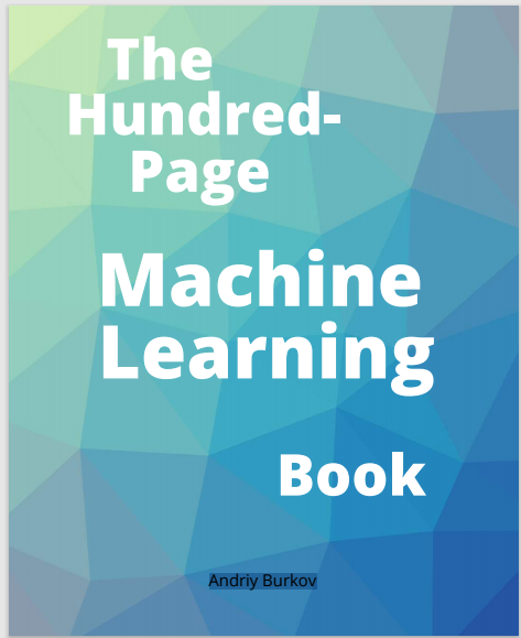Book cover: The Hundred page machine learning book