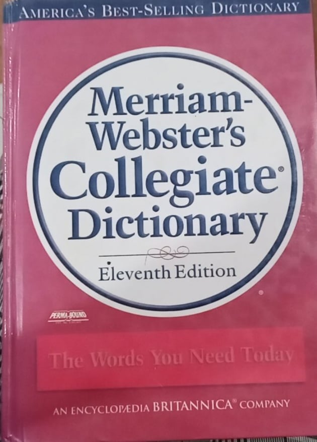 Book cover: Merriam-Webster's collegiate dictionary