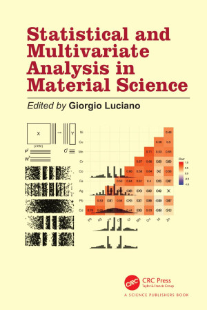 Book cover: Statistical and multivariate analysis in material science