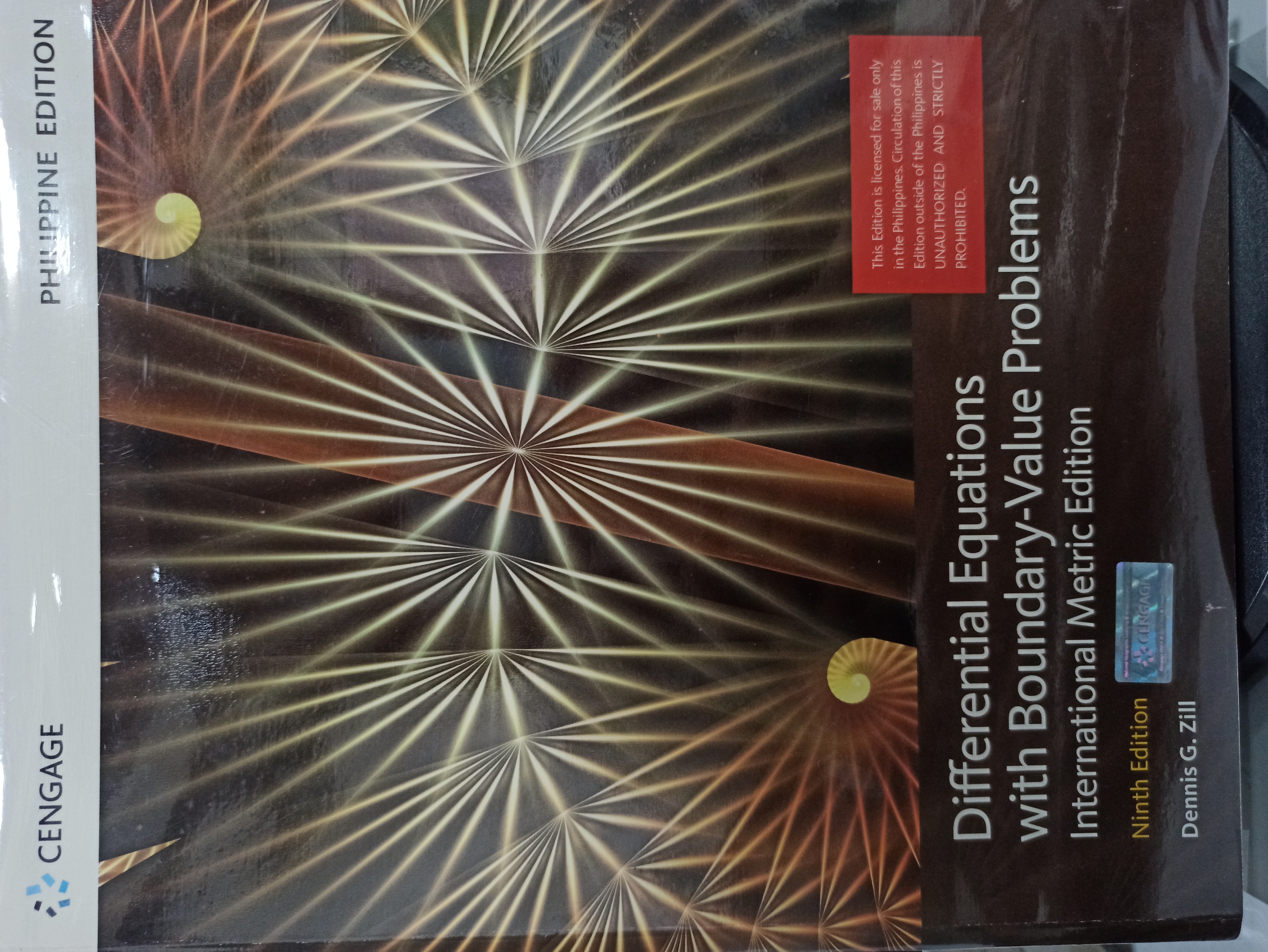 Book cover: Differential equations with boundary-value problems : international metric edition