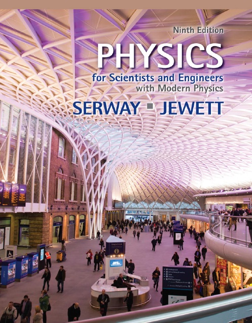 Book cover: Physics for scientists and engineers with modern physics
