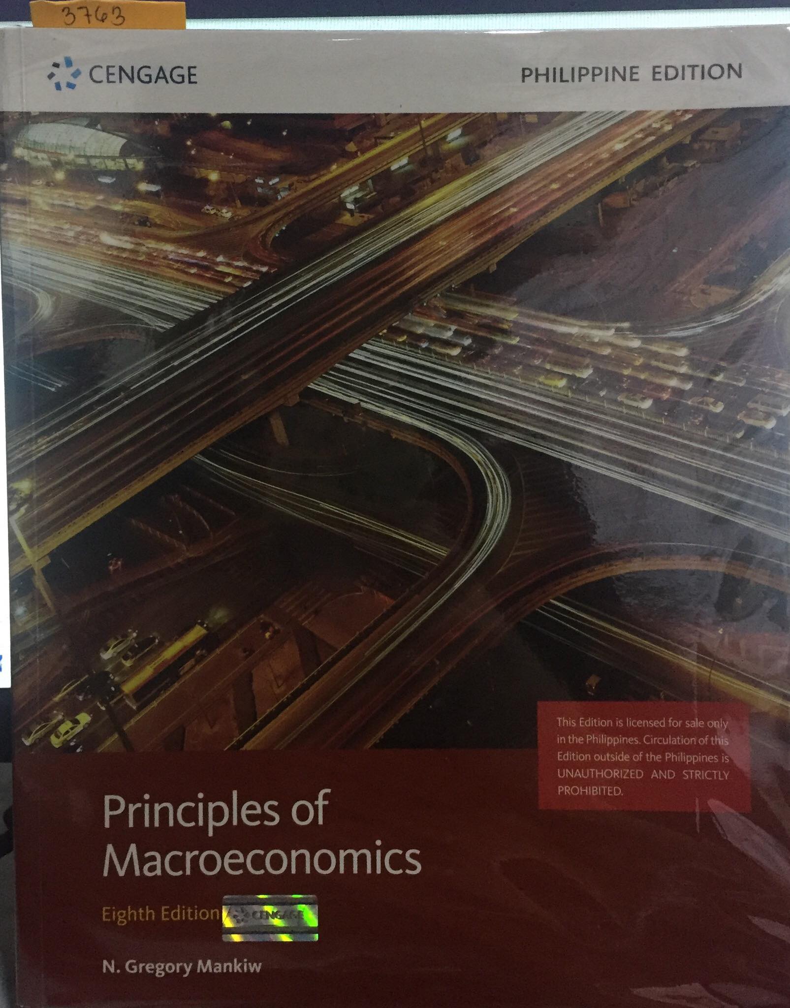 Book cover: Principles of macroeconomics