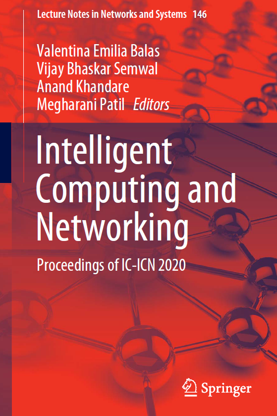 Book cover: Intelligent computing and networking: proceedings of IC-ICN 2020