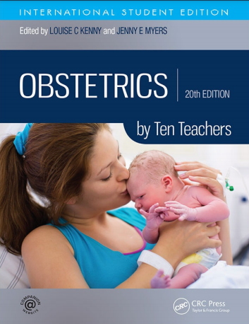 Book cover: Obstetrics by ten teachers.