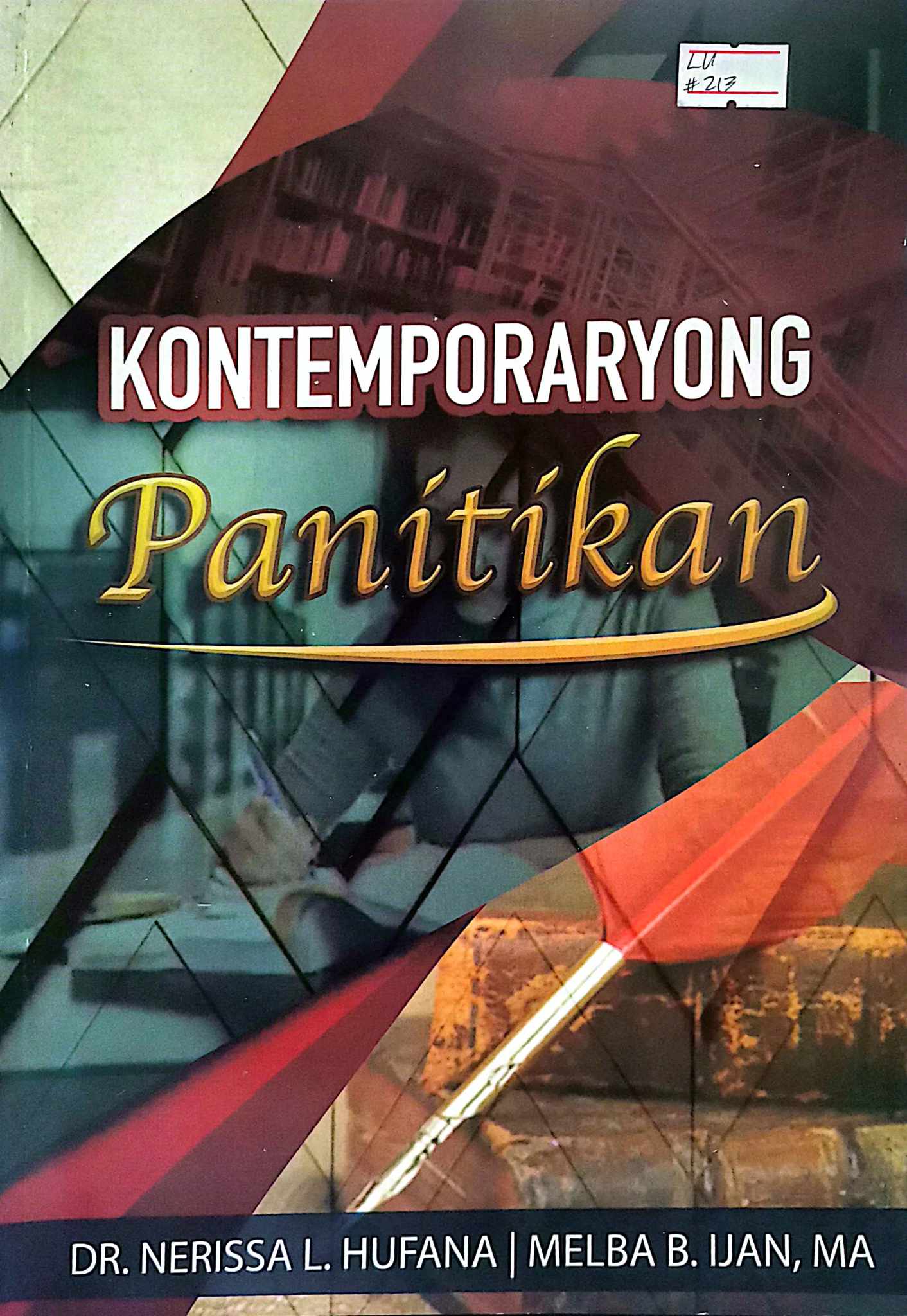 Book cover: Kontemporaryong panitikan