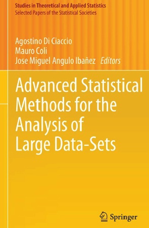 Book cover: Advanced statistical methods for the analysis of large data-sets
