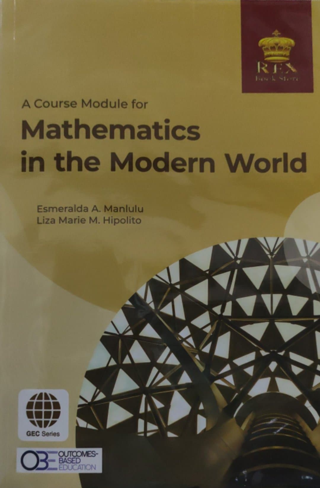 Book cover: A Course module for mathematics in the modern world