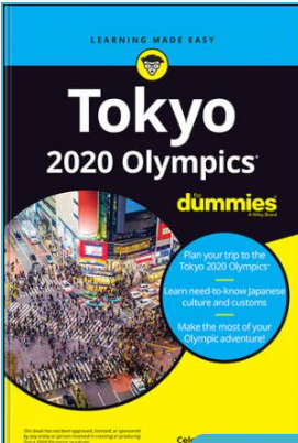 Book cover: Tokyo 2020 Olympics for dummies