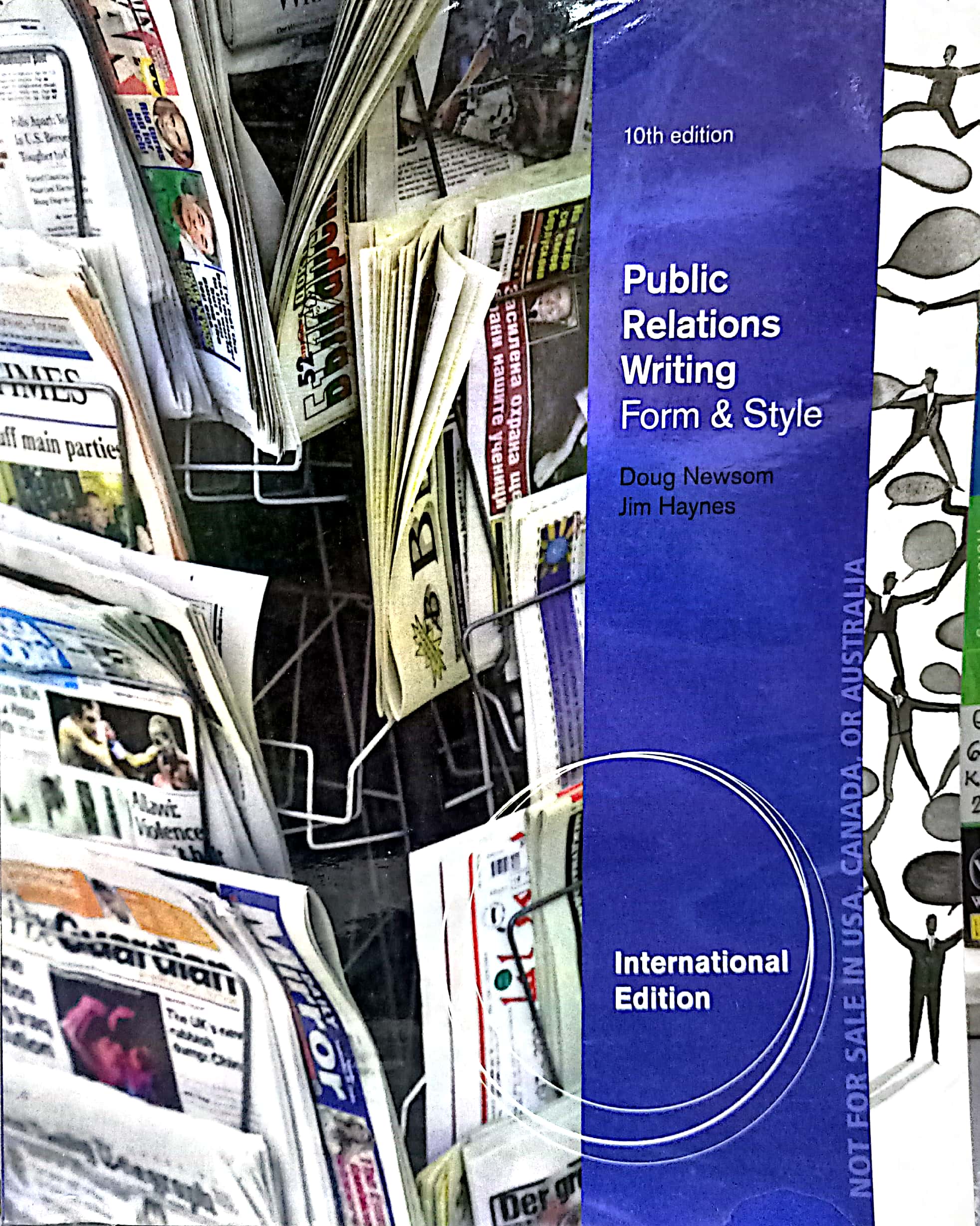 Book cover: Public relations writing form & style