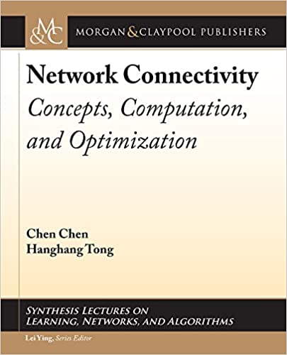 Book cover: Network connectivity: concepts, computation, and optimization.