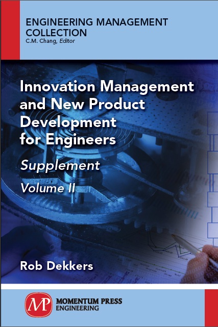 Book cover: Innovation management and new product development for engineers