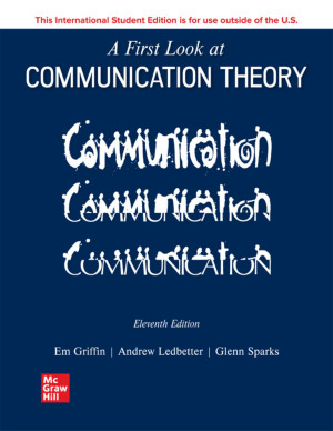 Book cover: A First look at communication theory