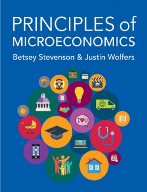 Book cover: Principles of microeconomics