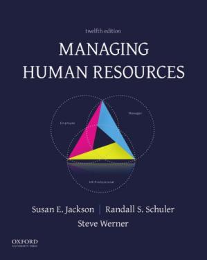 Book cover: Managing human resources