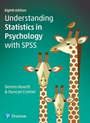 Book cover: Understanding statistics in psychology with spss