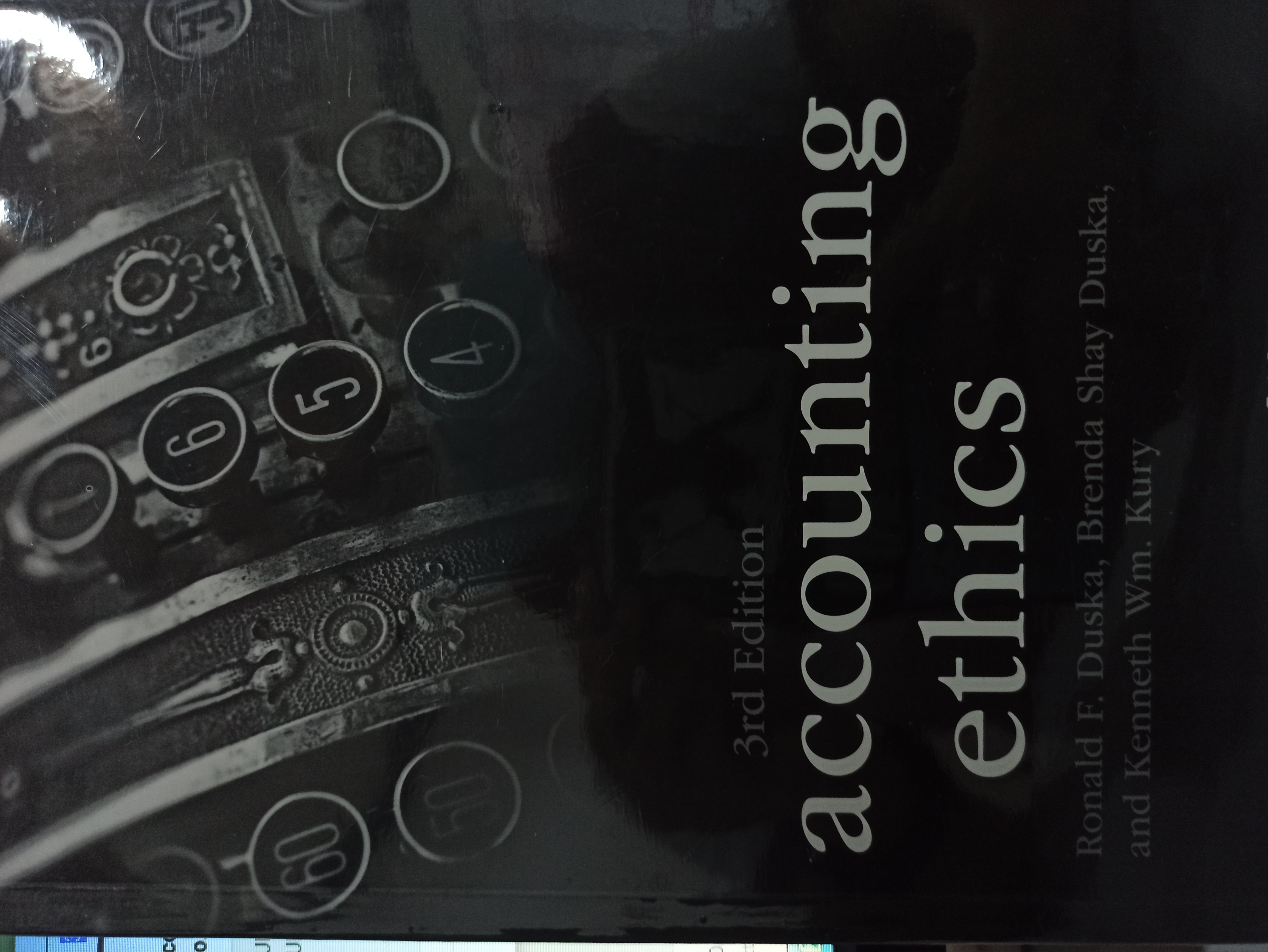Book cover: Accounting ethics