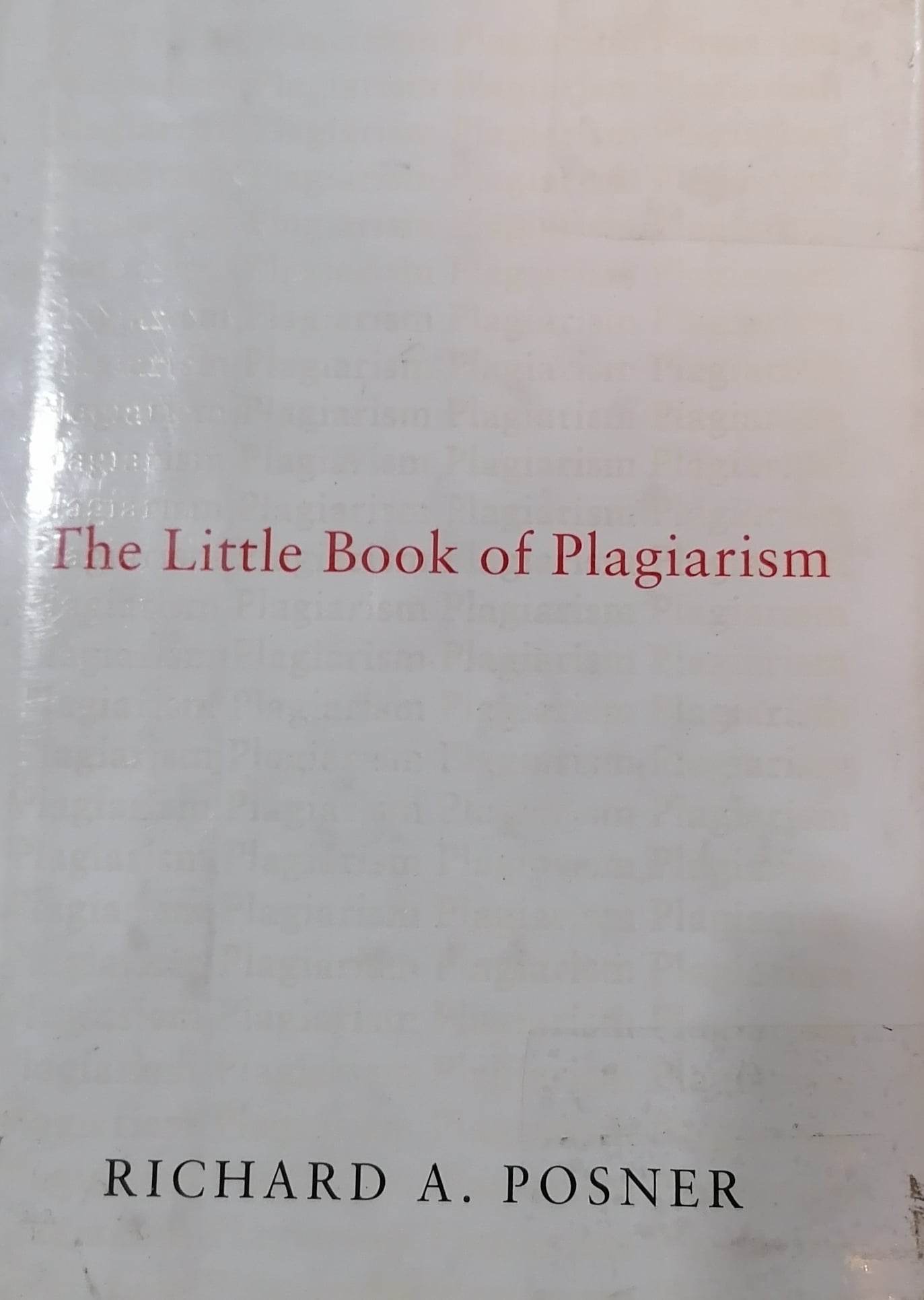 Book cover: The Little book of plagiarism