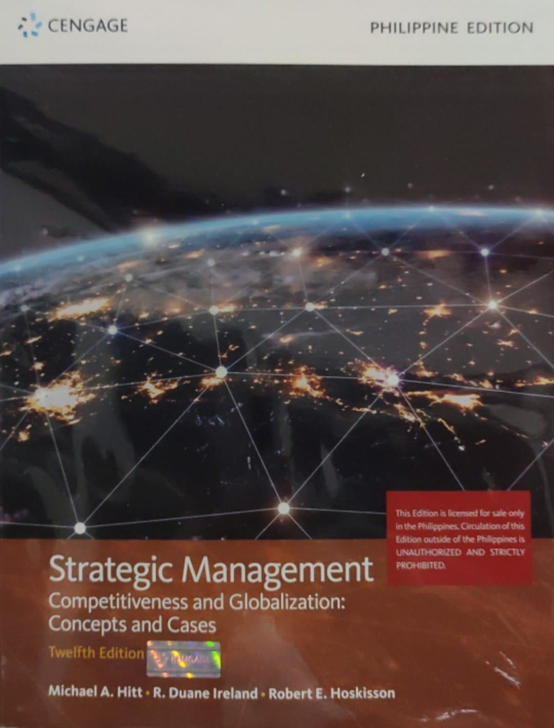 Book cover: Strategic management : competitiveness and globalization : concepts and cases