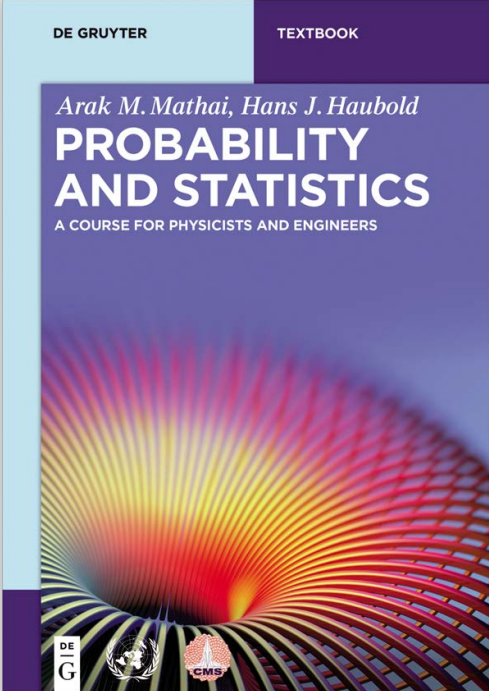 Book cover: Probability and statistics: a course for physicists and engineers