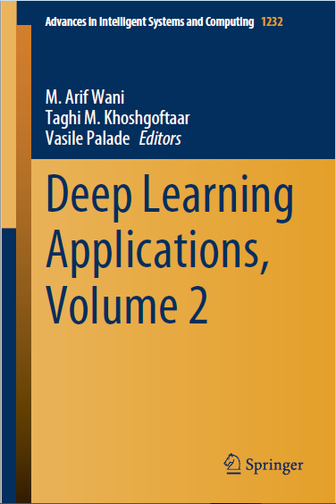 Book cover: Deep learning applications, volume 2