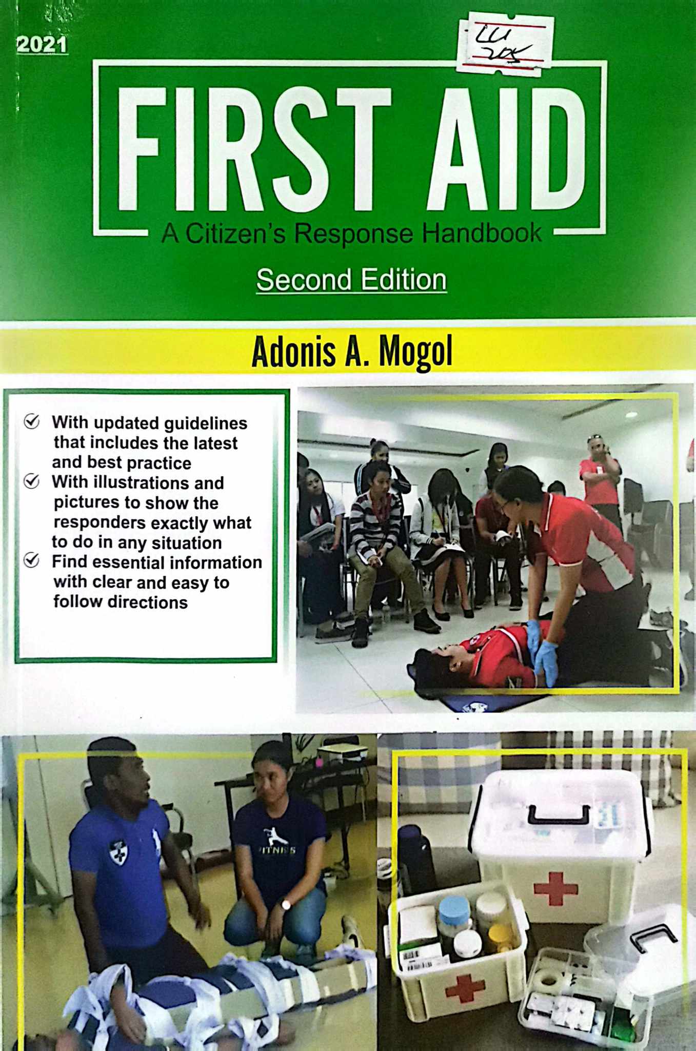 Book cover: First aid : a citizen's response handbook