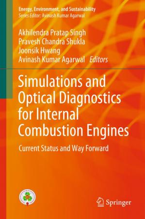 Book cover: Simulations and optical diagnostics for internal combustion engines : current status and way forward