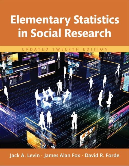 Book cover: Elementary statistics in social research