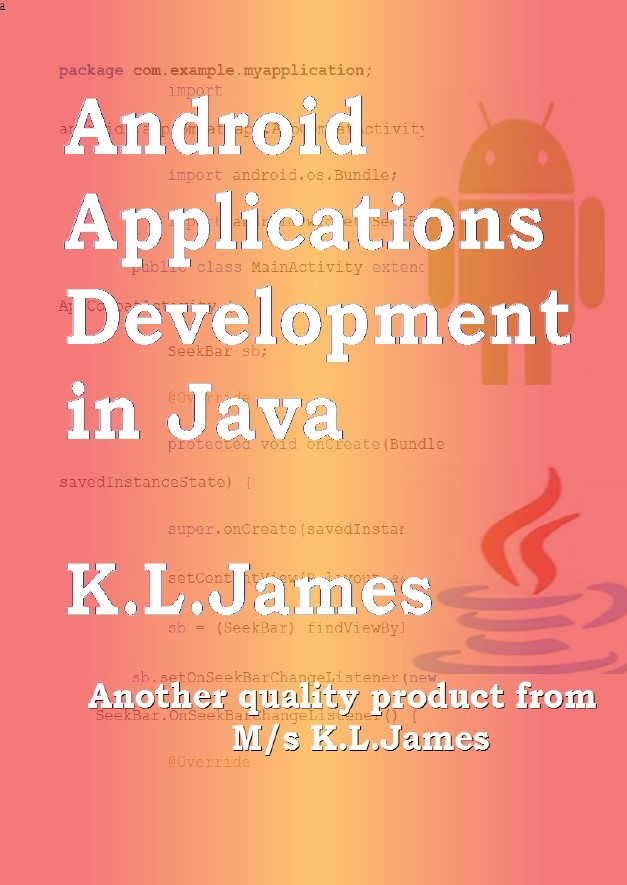 Book cover: Android applications development in Java