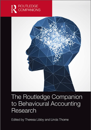 Book cover: The Routledge companion to behavioral accounting research.