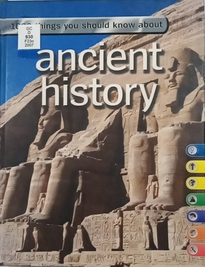 Book cover: 1000 things you should know about ancient history