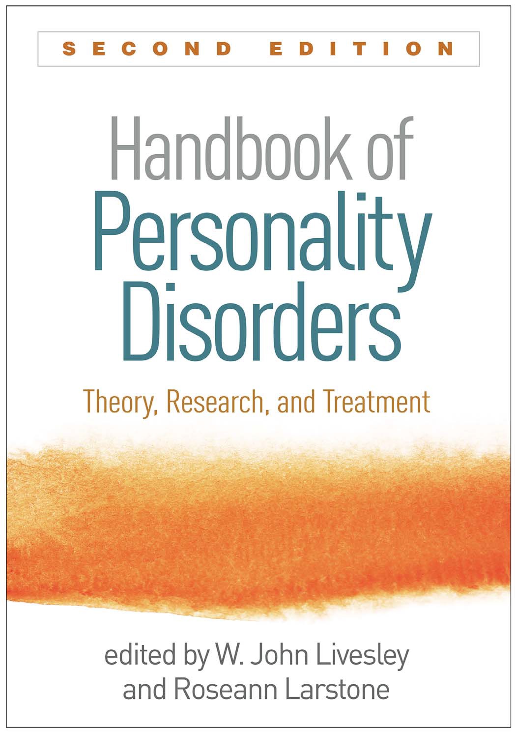 Book cover: Handbook of personality disorders: theory, research and treatment