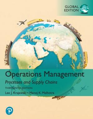 Book cover: Operations management : processes and supply chains