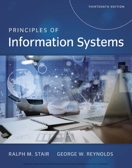 Book cover: Principles of information systems