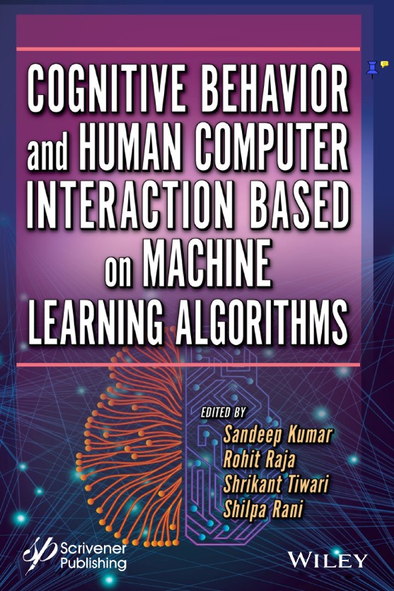 Book cover: Cognitive behavior and human computer interaction based on machine learning algorithm