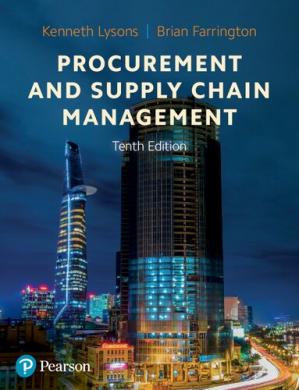 Book cover: Procurement and supply chain management