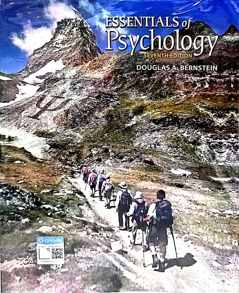 Book cover: Essentials of psychology