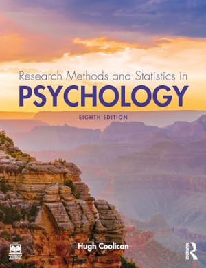 Book cover: Research methods and statistics in psychology