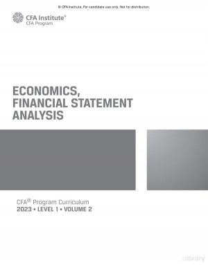 Book cover: Economics, financial statement analysis