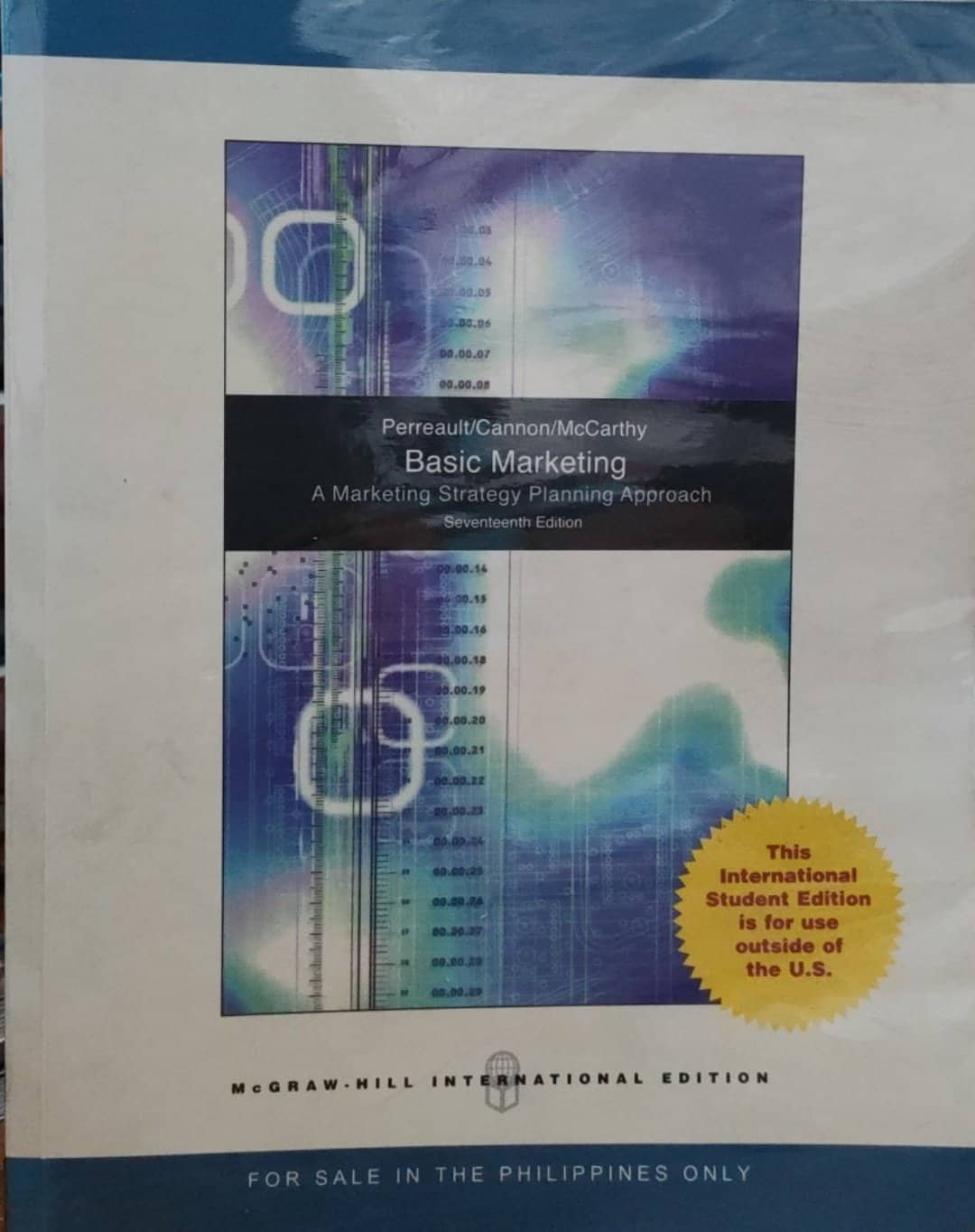 Book cover: Basic marketing: a marketing strategy planning approach.