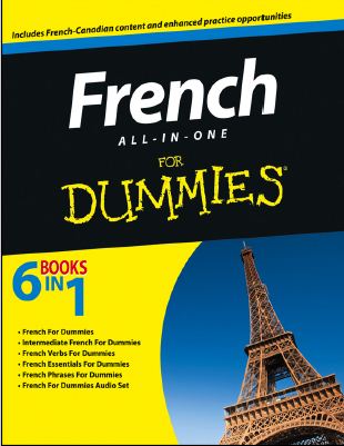 Book cover: French all-in-one for dummies: 6 books in 1.