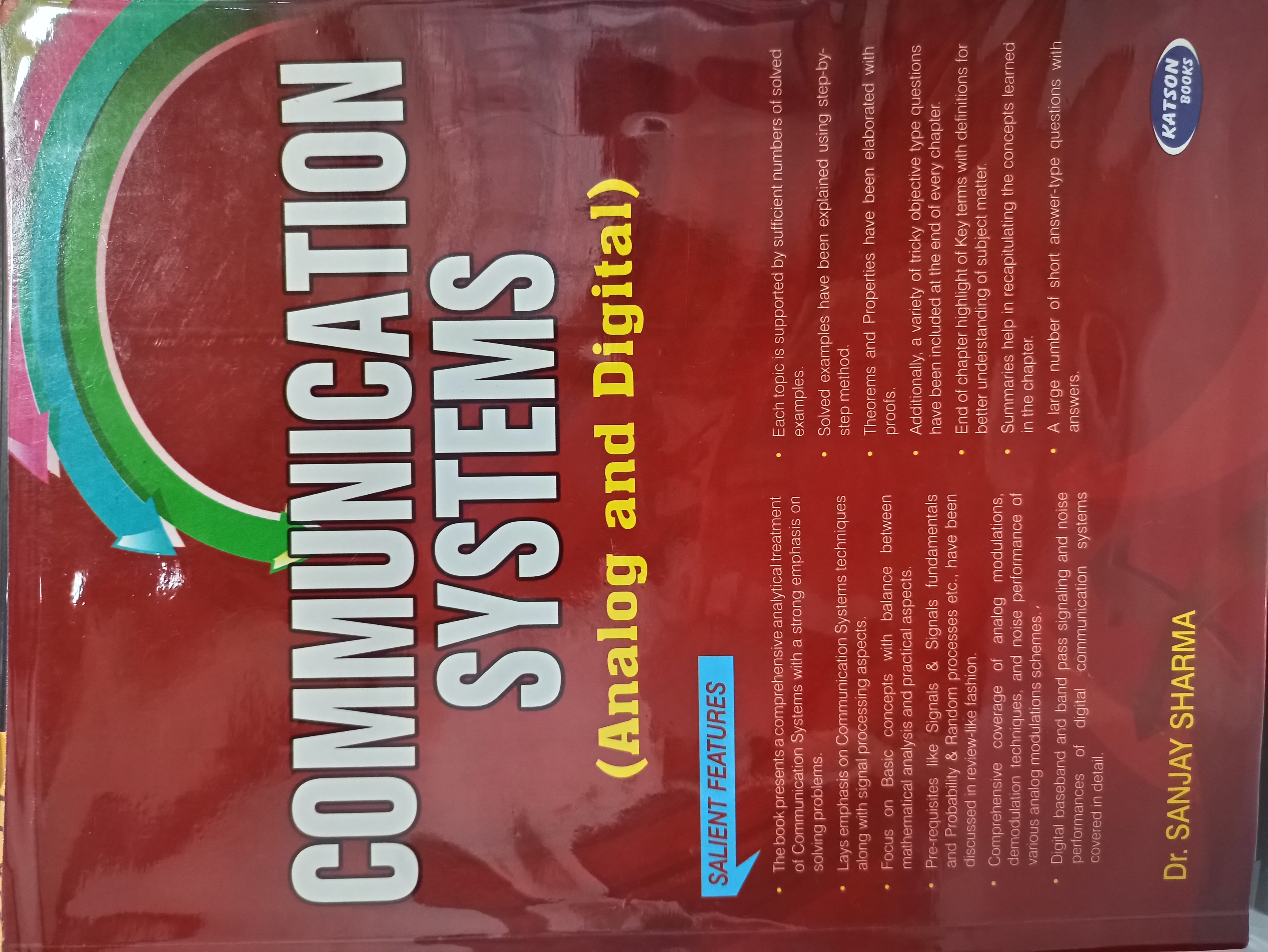 Book cover: Communication systems (analog and digital)