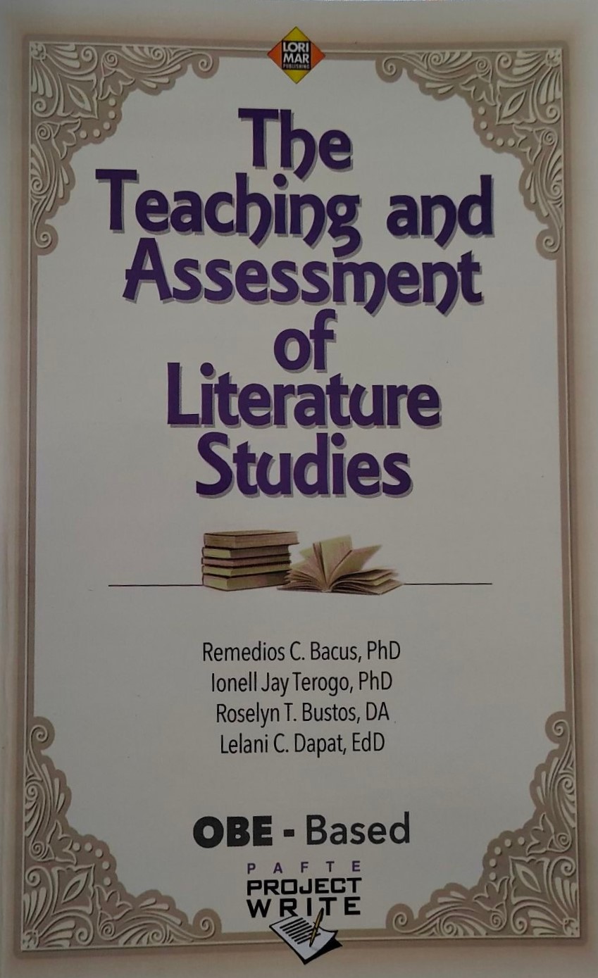 Book cover: The Teaching and assessment of literature studies.