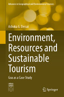 Book cover: Environment, resources and sustainable tourism : goa as a case study