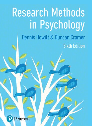 Book cover: Research methods in psychology