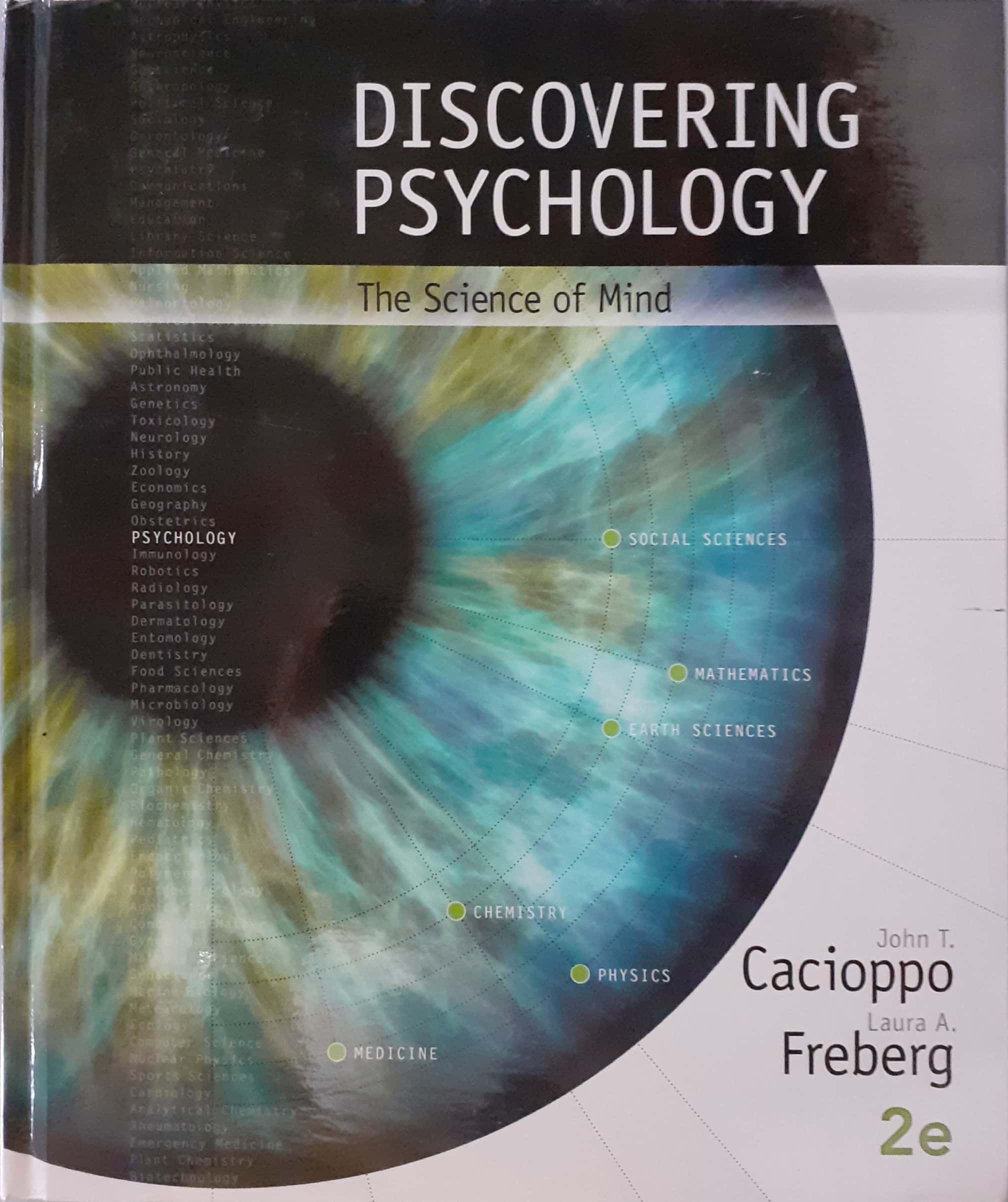 Book cover: Discovering psychology : the science of mind