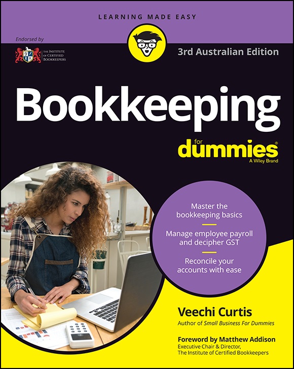 Book cover: Bookkeeping for dummies
